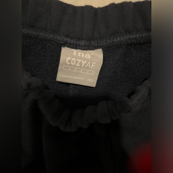 Aritzia - TNA COZY AF fleece blue short - Picture 2 of 2